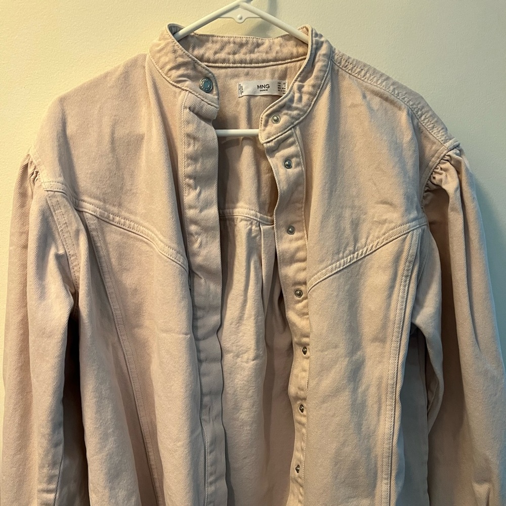 Mango denim shirt jacket denim
